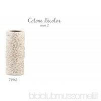 71962 ROTOLO COTONE BICOLOR MM2 100MT ORO