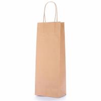 25PZ PORTABOTTIGLIA CARTA 12+8,5X39 AVANA