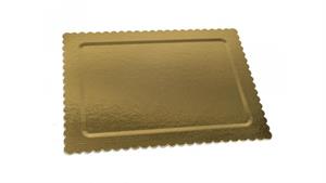 PIATTO SMERLATO ALA ORO RETTANGOLARE 17X30 10KG