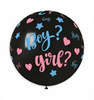 GLOBE DIAMETRO 80CM PZ1 BOY OR GIRL? IN LATTICE