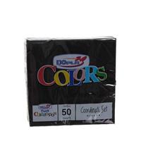 8155 TOVAGLIOLO 38X38 NERO 40PZ 2 VELI