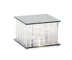 ALZATA VETRO C/LED 150X150XH100