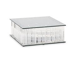 ALZATA VETRO C/LED 250X250XH100