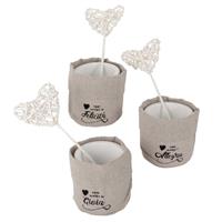 RIFLESSO BAG CM 10X12 LOVE ORO