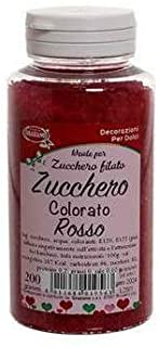 Zucchero colorato rosso per zucchero filato 200gr